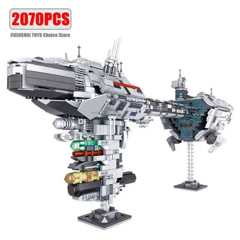 Nebula Medical Corvette Frigate Building Blocks Kit For Creative Play - ToylandEU