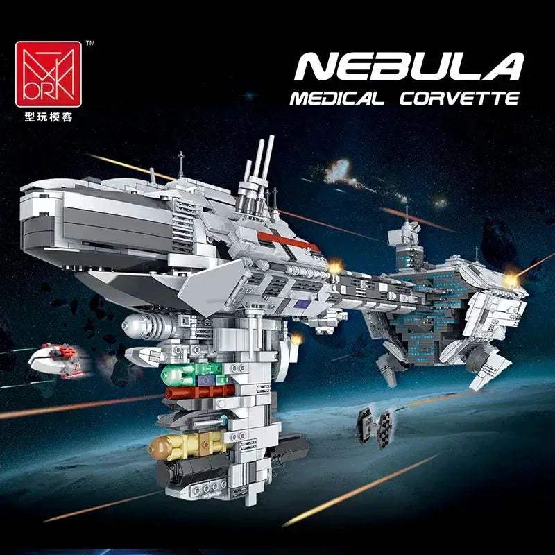Nebula Medical Corvette Frigate Building Blocks Kit For Creative Play - ToylandEU