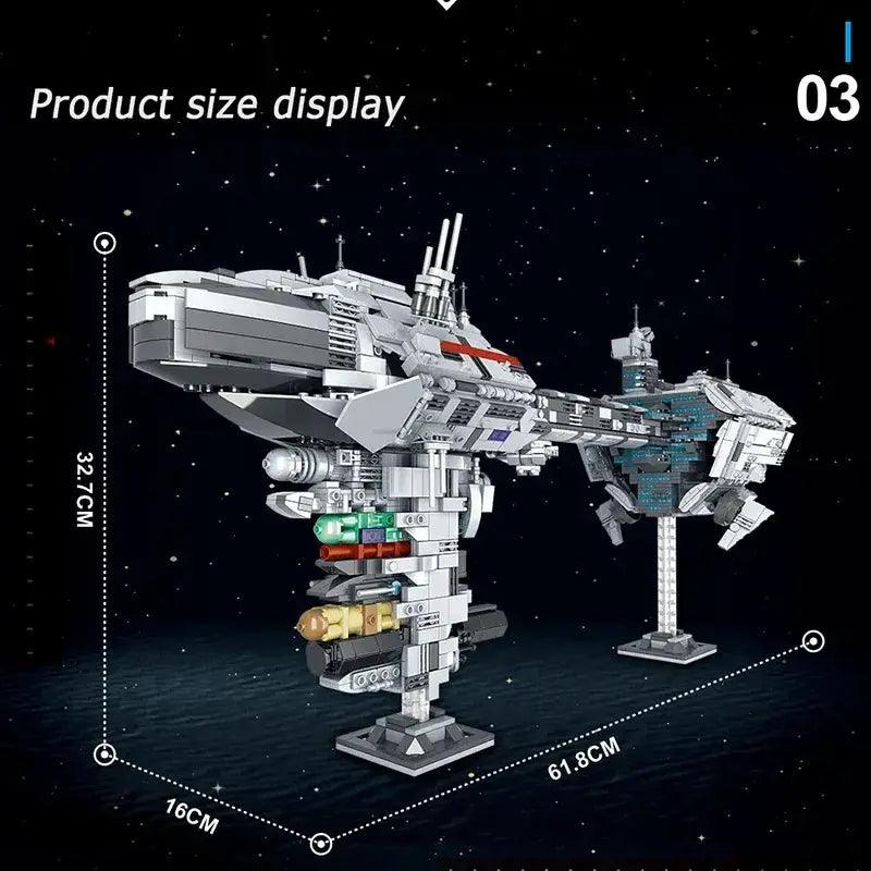  Nebula Medical Corvette Frigate Building Blocks Kit Pro -  ToylandEU™