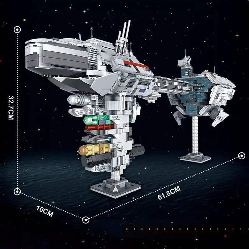Nebulon B Escort Frigate 2070 Piece Space MOC Set Premium - ToylandEU