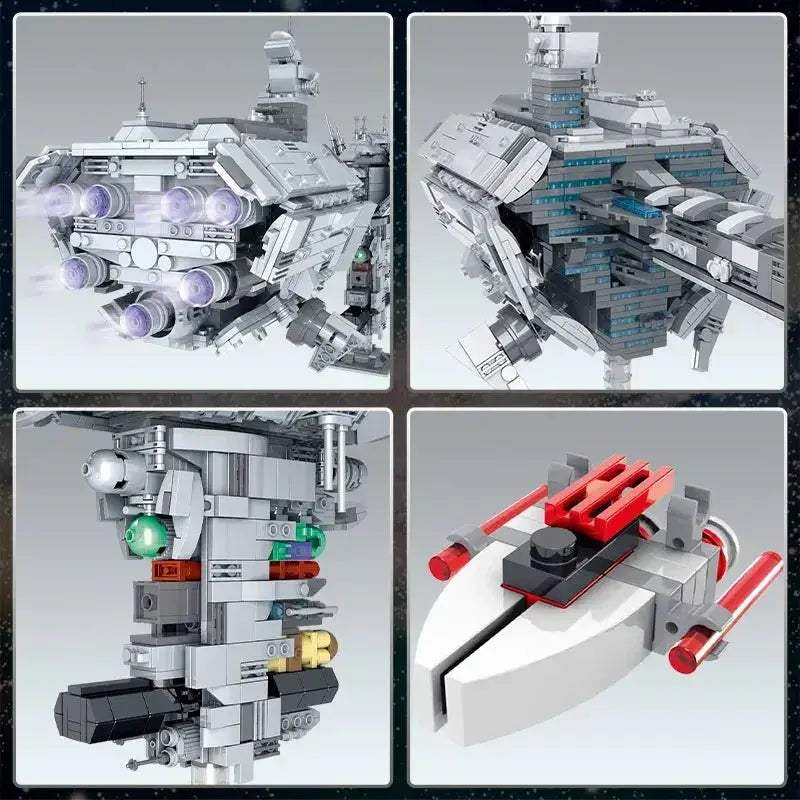 Nebulon B Escort Frigate 2070 Piece Space MOC Set Premium - ToylandEU
