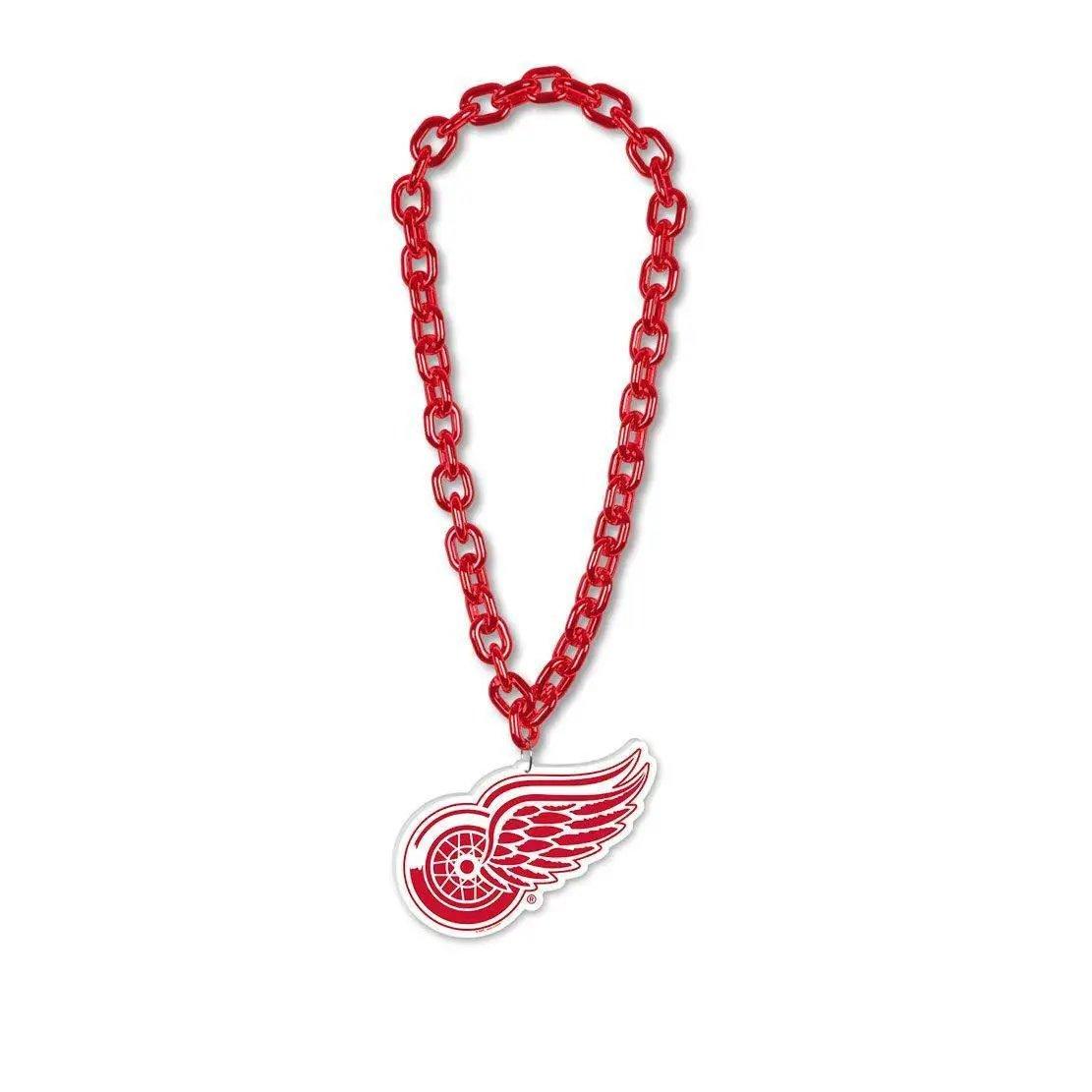  Detroit Red Wings Necklace Big Fan Chain Game Day Tailgate -  ToylandEU™