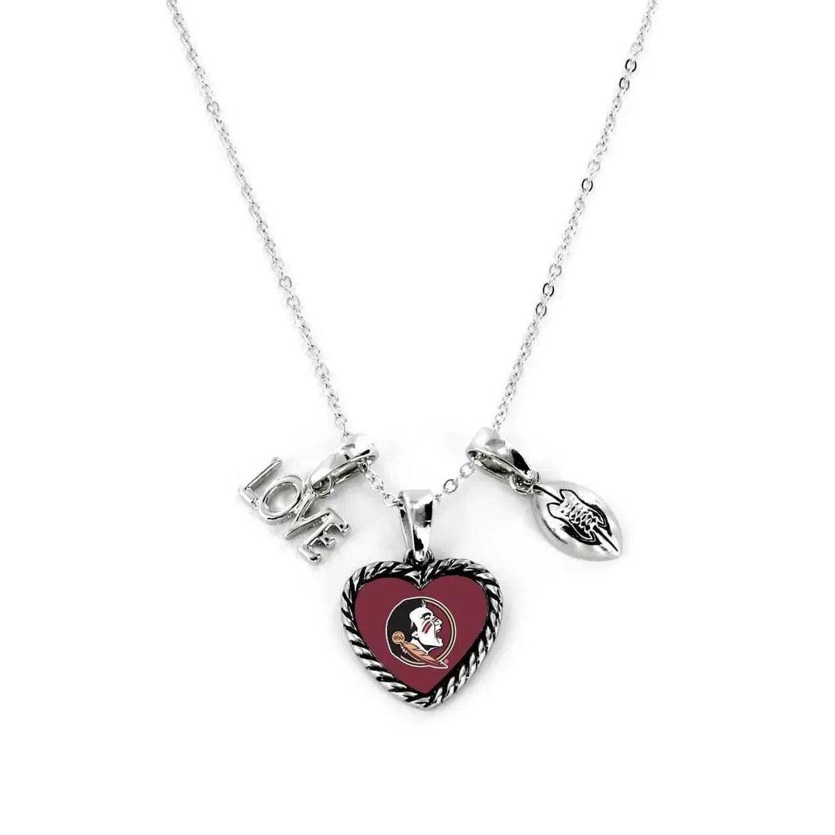  Florida State Seminoles Football Necklace Charm Love -  ToylandEU™