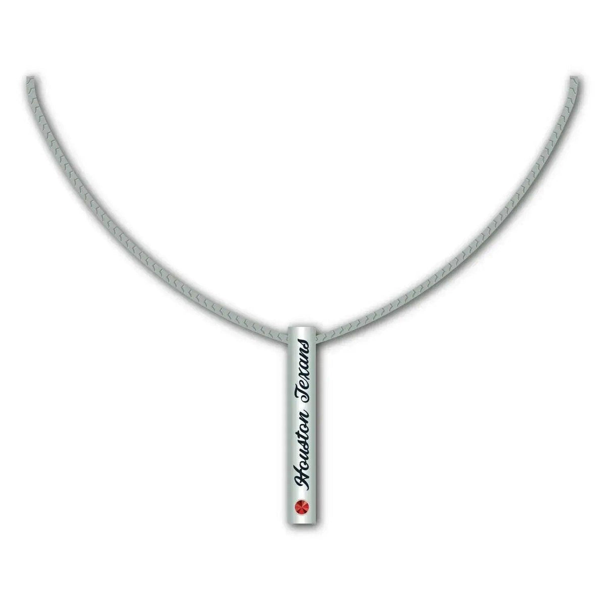  Houston Texans Necklace Silver Bar Pendant For Fans -  ToylandEU™