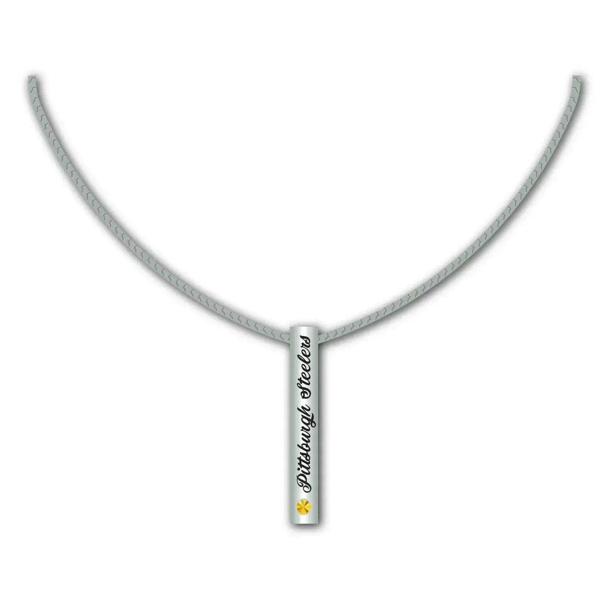  Pittsburgh Steelers Necklace Silver Bar Pendant Jewelry -  ToylandEU™