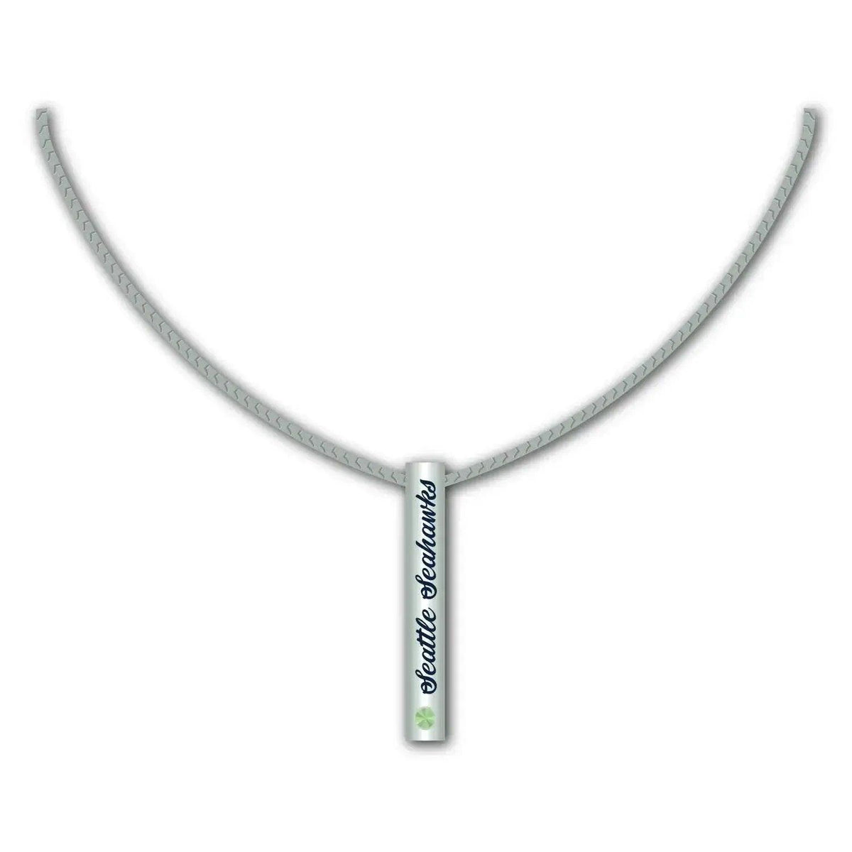  Seattle Seahawks Necklace Silver Bar Pendant Charm -  ToylandEU™