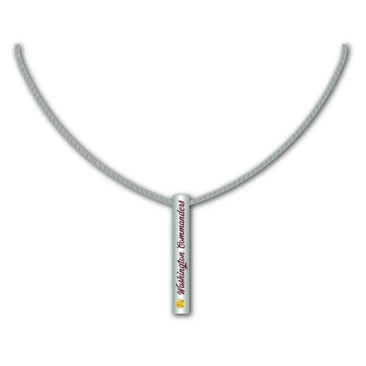  Washington Commanders Necklace Silver Bar Pendant Premium -  ToylandEU™