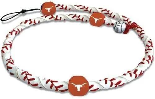  Texas Longhorns Frozen Rope Necklace Baseball Leather -  ToylandEU™