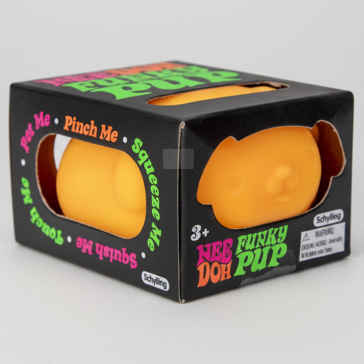 Nee Doh Sensory Squishy | Orange Pup | Toylandeu™