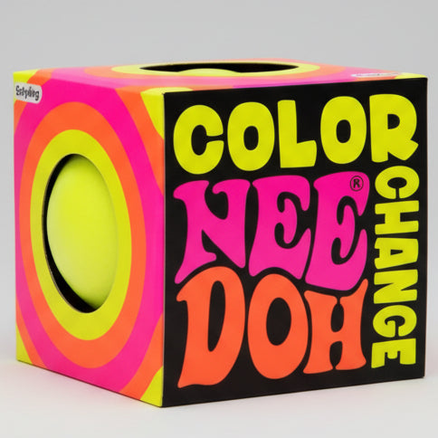 Nee Doh Squishy Toy | Color Changing Yellow Orange | Toylandeu™