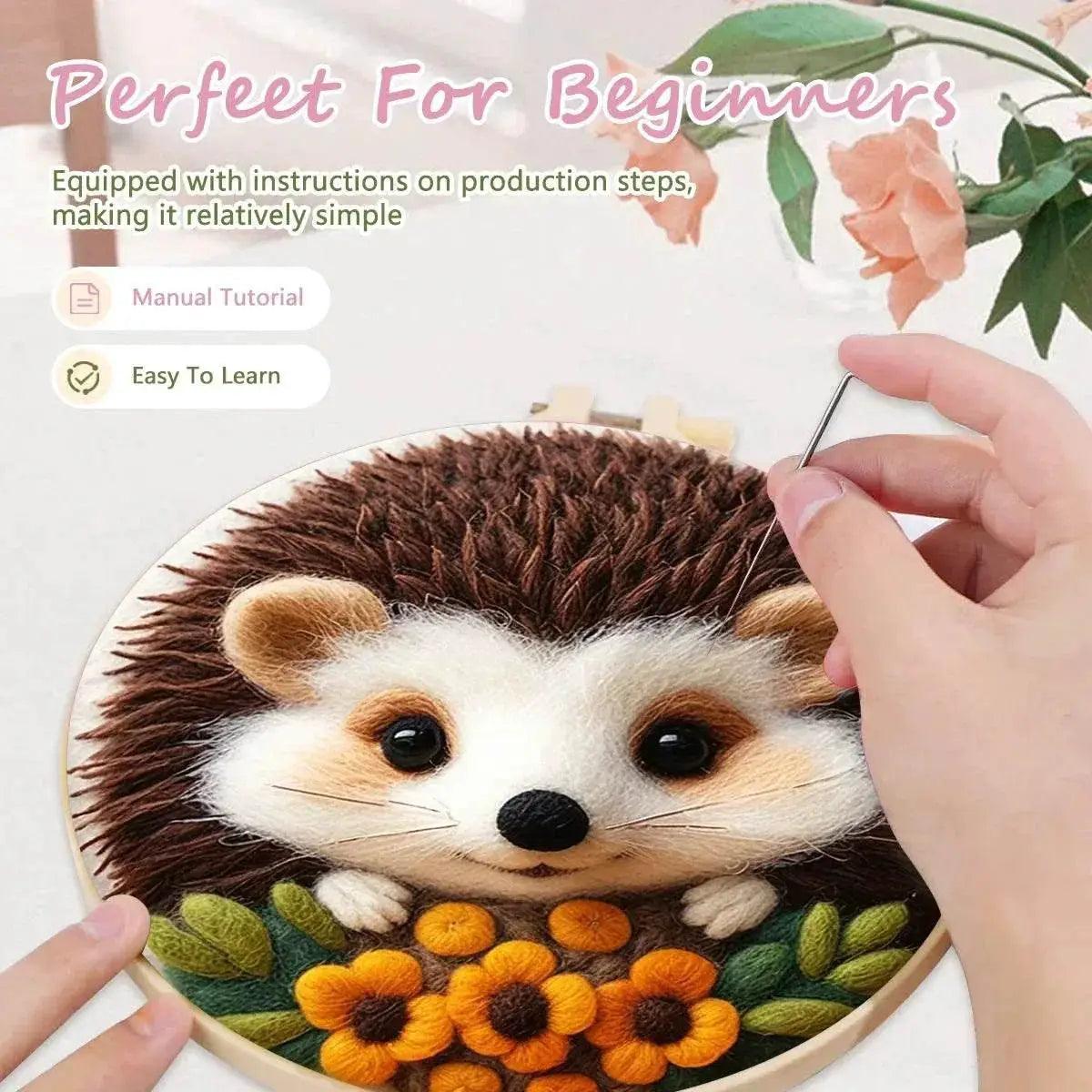  RUOPOTY Landscape Pattern Needle Felting Kit for Beginners DIY Wool Needle Felting Starter Set for Home Decoration -  ToylandEU™