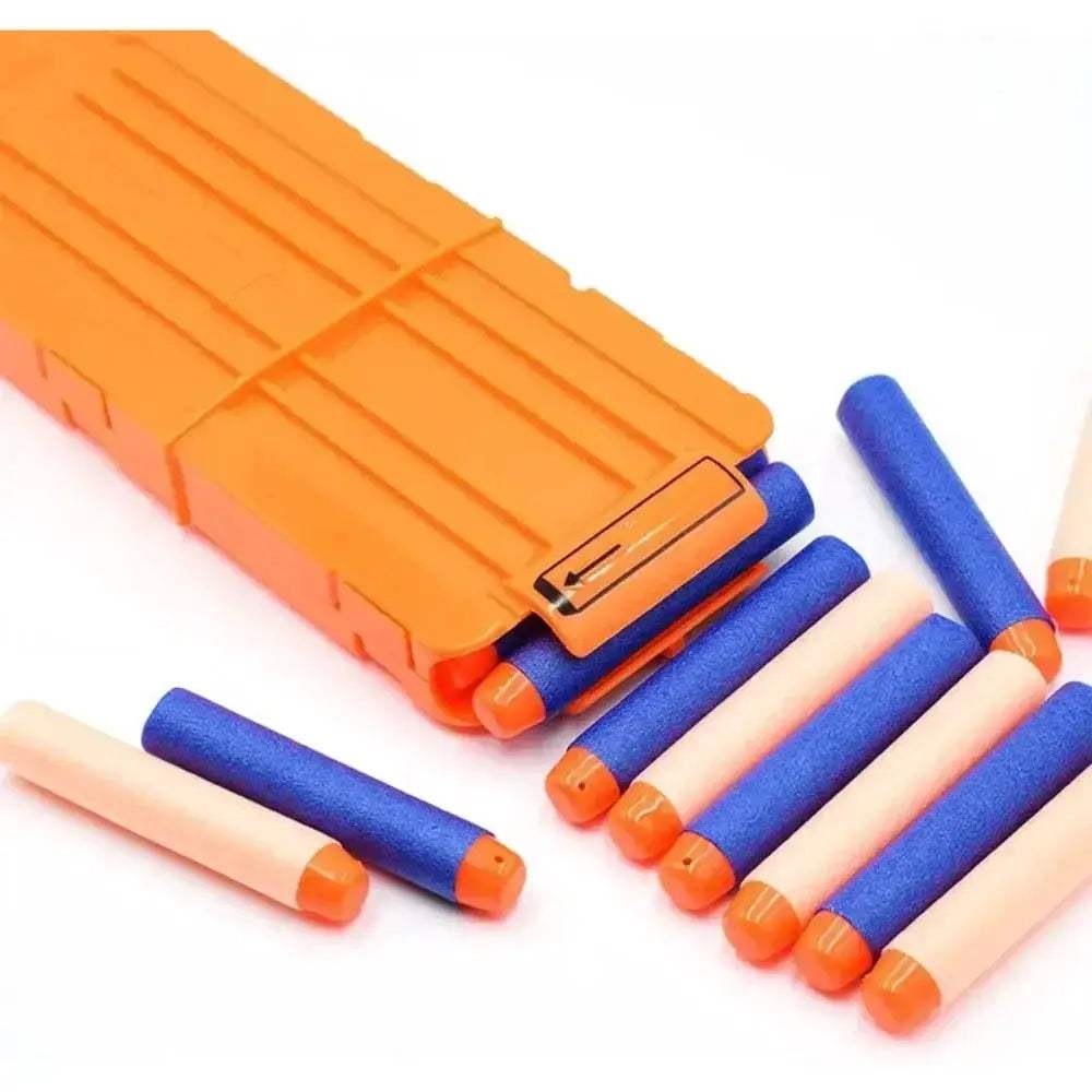 Nerf Dart Clips Four Pack Quick Reload Magazine Clips Orange - ToylandEU