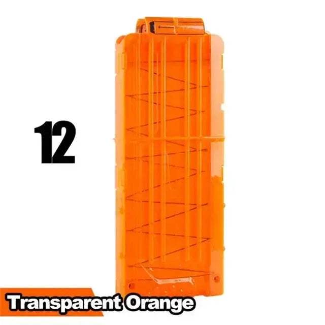 Nerf Dart Clips Four Pack Quick Reload Magazine Clips Orange - ToylandEU
