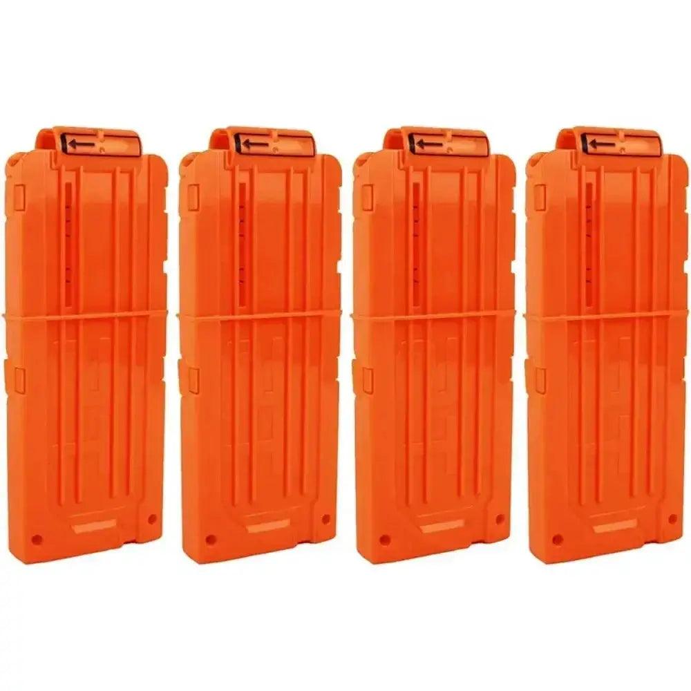 Nerf Dart Clips Four Pack Quick Reload Magazine Orange -  ToylandEU™
