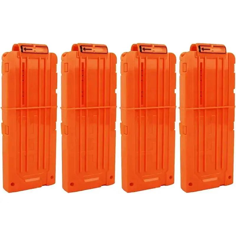  Nerf Dart Clips Four Pack Quick Reload Magazine Orange -  ToylandEU™