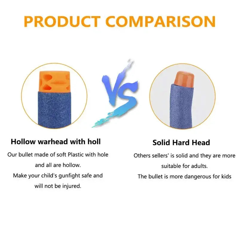 Nerf Darts Refills Soft Head For N Strike Elite Blue - ToylandEU