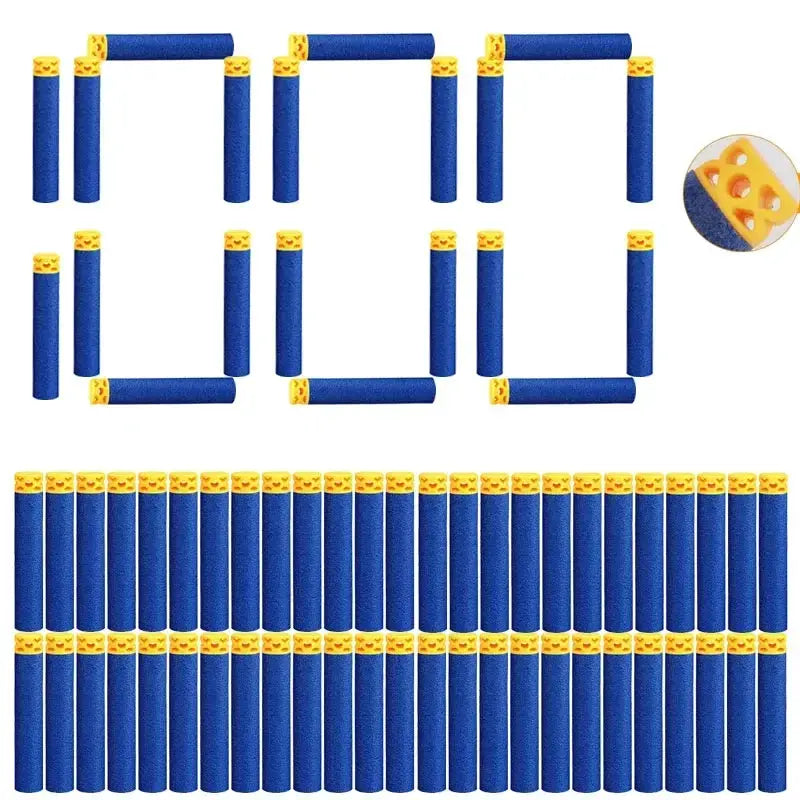 Nerf Darts Refills Soft Head For N Strike Elite Blue - ToylandEU