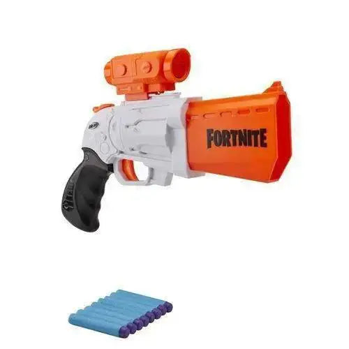 Nerf Fortnite SR Blaster With 4 Dart Hammer Action - ToylandEU