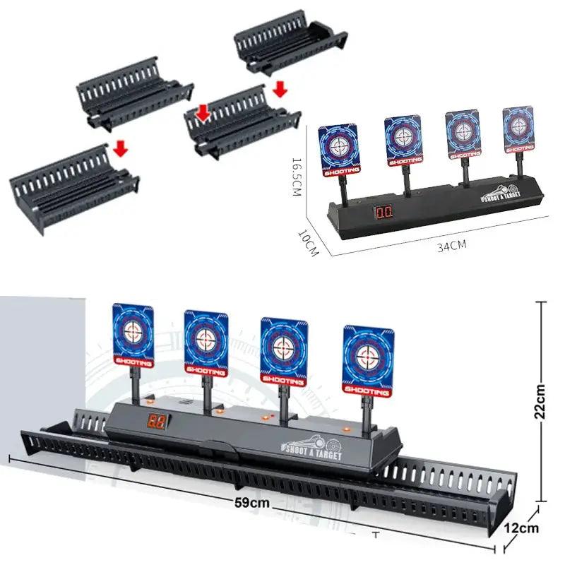  Nerf Gun Auto Reset Target With Sound Lights -  ToylandEU™