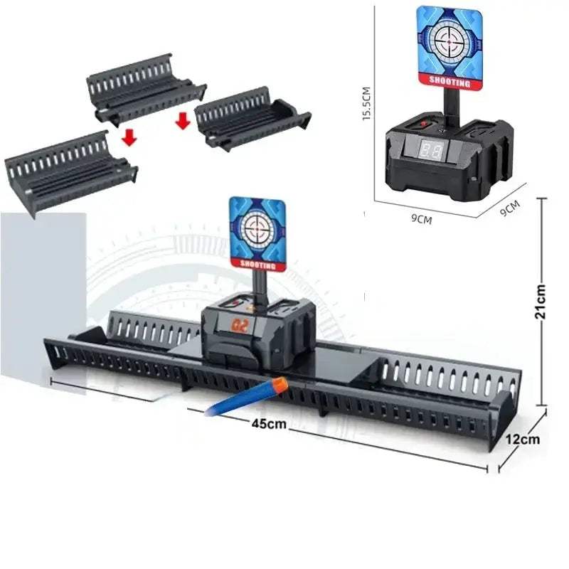 Nerf Gun Auto Reset Target With Sound Lights Scoring - ToylandEU