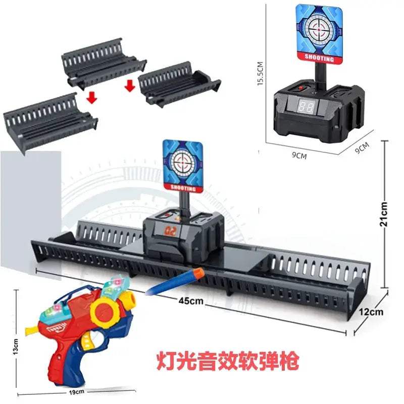 Nerf Gun Auto Reset Target With Sound Lights Scoring - ToylandEU
