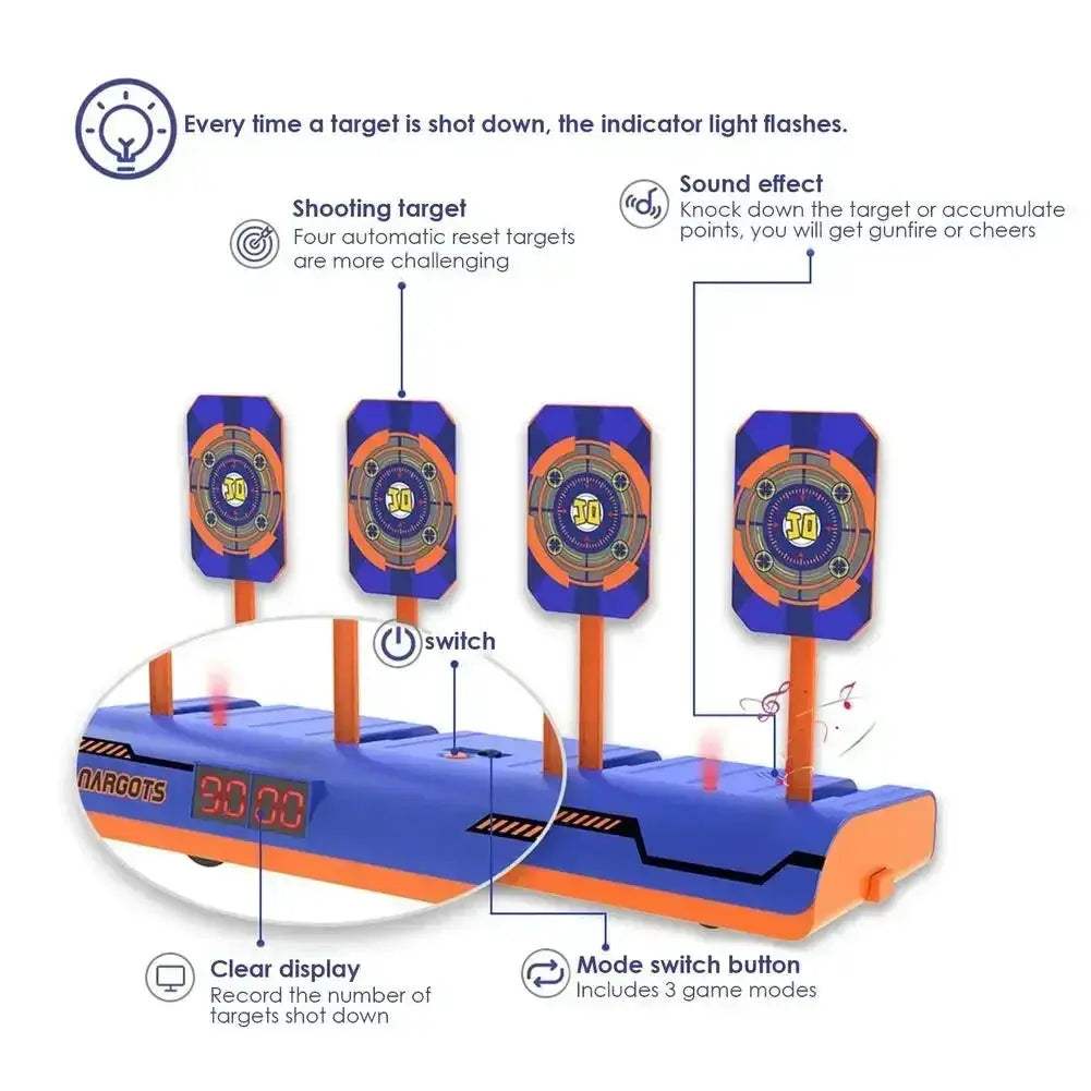 Nerf Gun Target Practice Auto Reset Shooting Target - ToylandEU