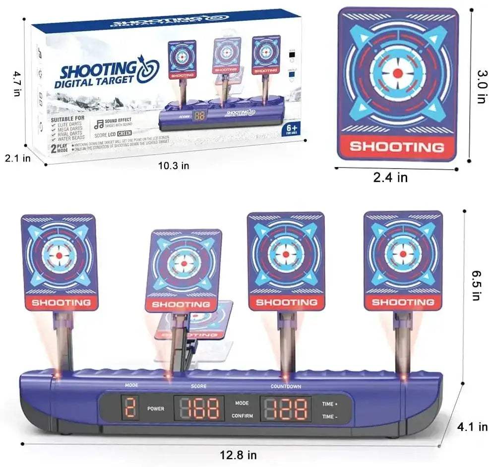 Nerf Gun Target Practice Auto Reset Shooting Target - ToylandEU
