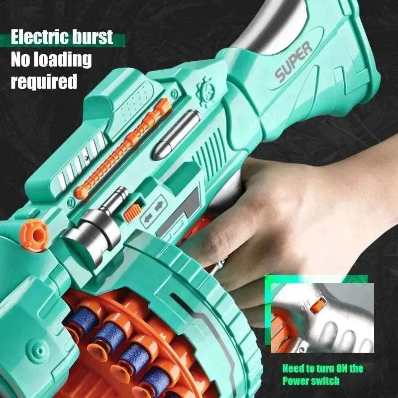 Nerf Gun Toy Electric Continuous Shooting For Kids - ToylandEU