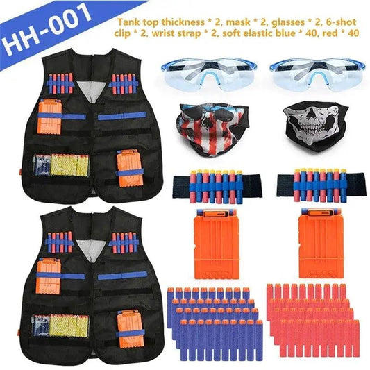  Nerf Tactical Vest Kids Kit Durable Nylon For Battle -  ToylandEU™