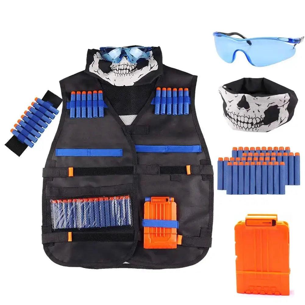  Nerf Gun Accessories Tactical Vest Kit With Darts And Mask -  ToylandEU™