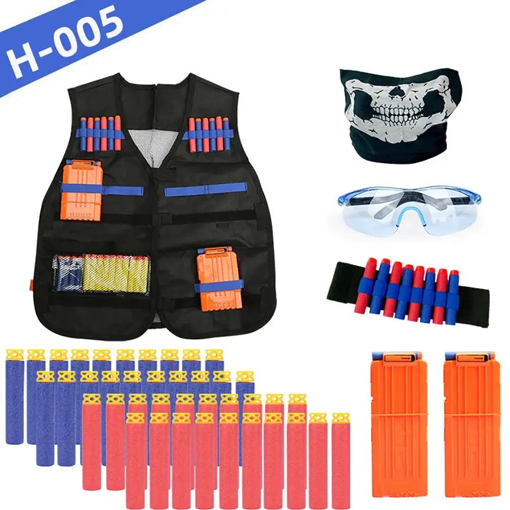  Nerf Gun Accessories Tactical Vest Kit With Darts And Mask -  ToylandEU™