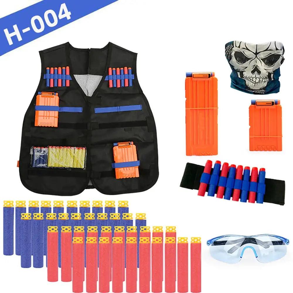  Nerf Gun Accessories Tactical Vest Kit With Darts And Mask -  ToylandEU™
