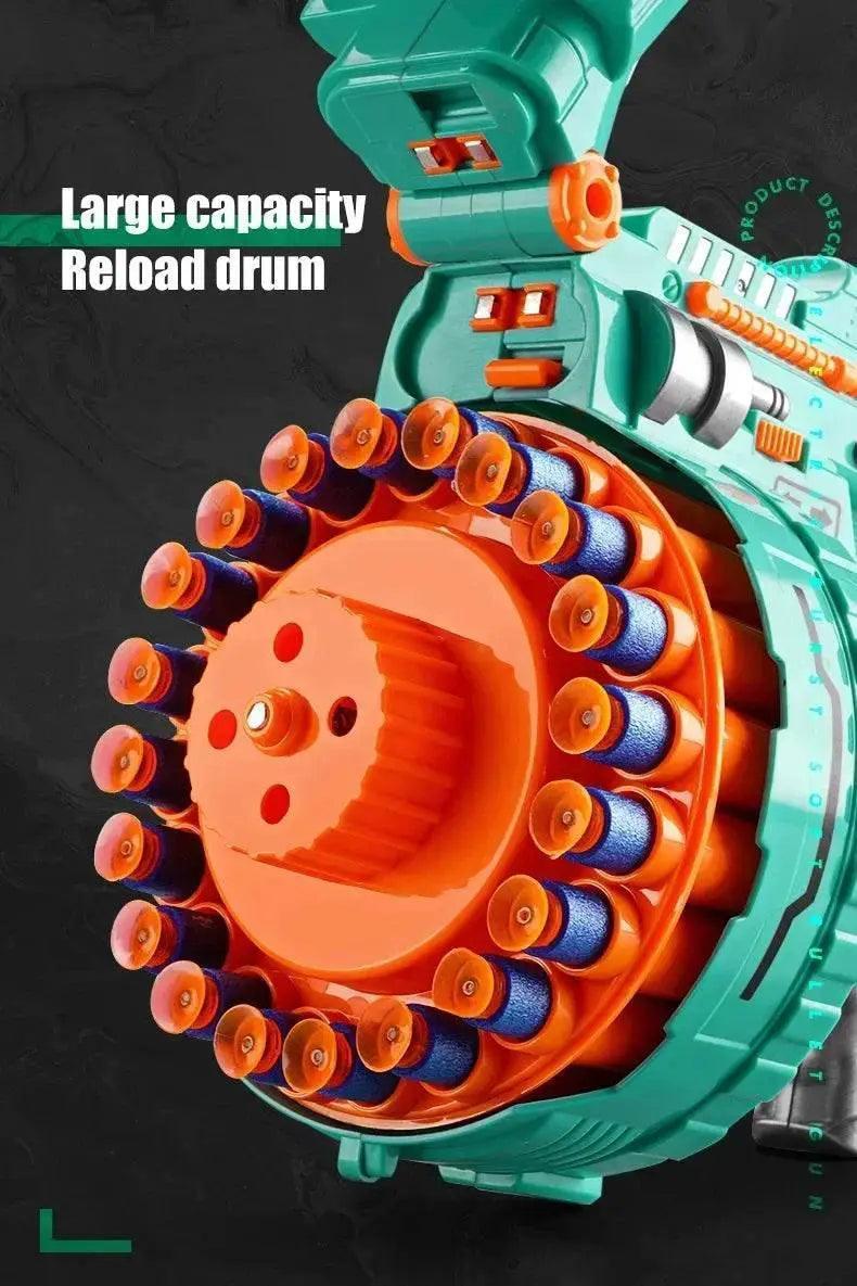  Nerfs Gun Toy Children's Electric Continuous Shooting Gatling -  ToylandEU™