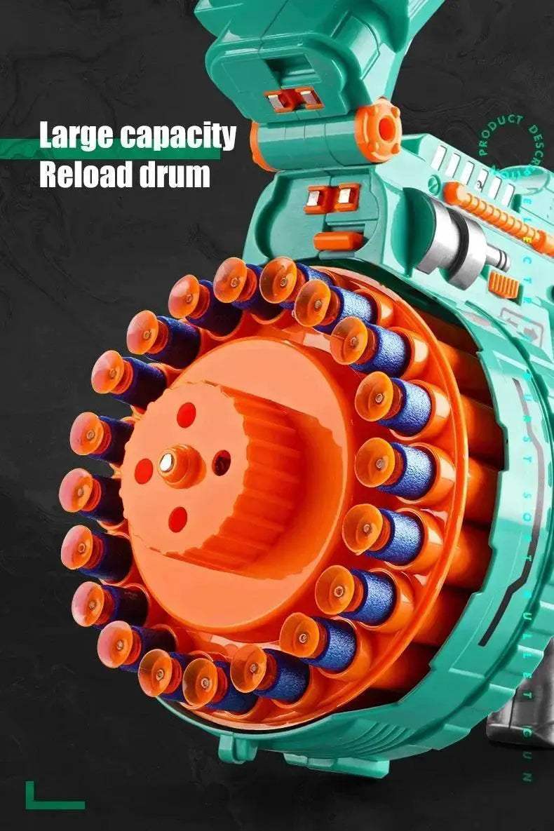  Nerfs Gun Toy Children's Electric Continuous Shooting Gatling -  ToylandEU™