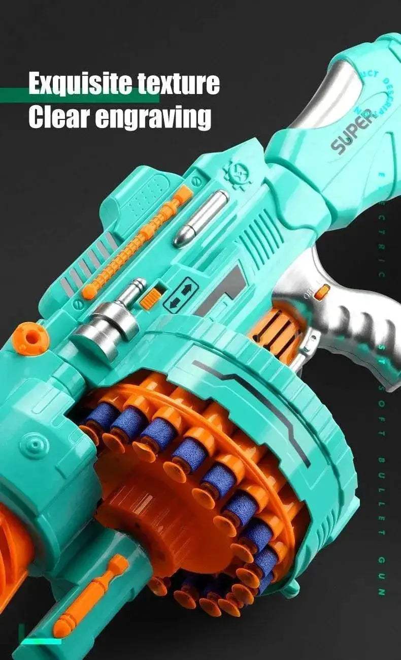  Nerfs Gun Toy Children's Electric Continuous Shooting Gatling -  ToylandEU™