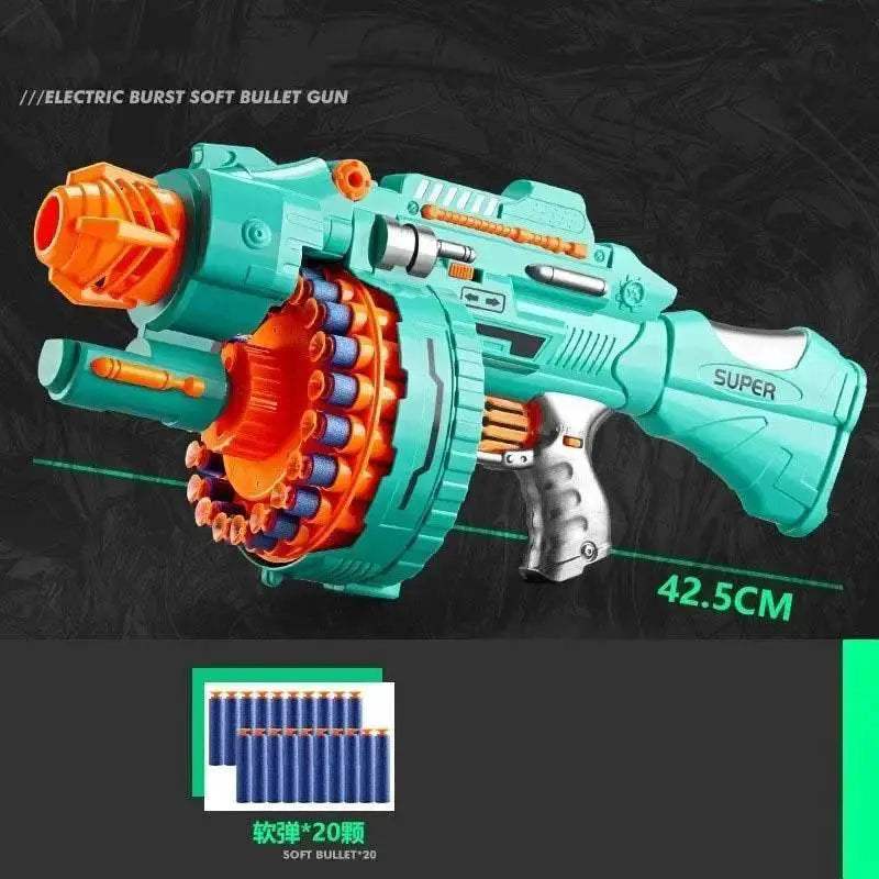  Nerfs Gun Toy Children's Electric Continuous Shooting Gatling -  ToylandEU™