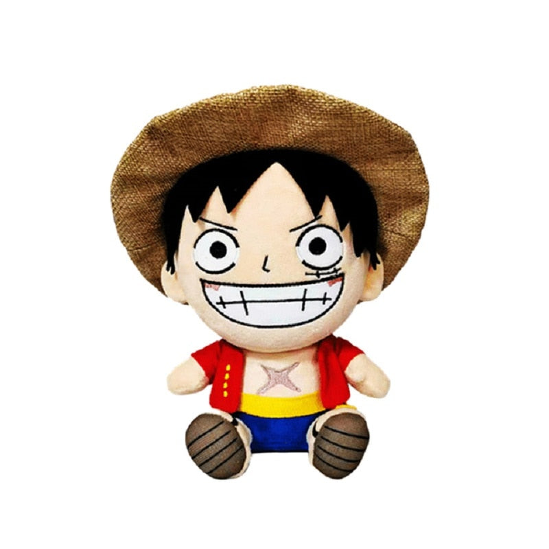 New 25cm One Piece Anime Figures Cosplay Plush Toys Zoro Luffy Chopper - ToylandEU