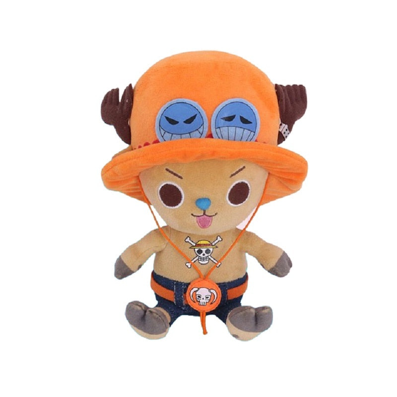 New 25cm One Piece Anime Figures Cosplay Plush Toys Zoro Luffy Chopper