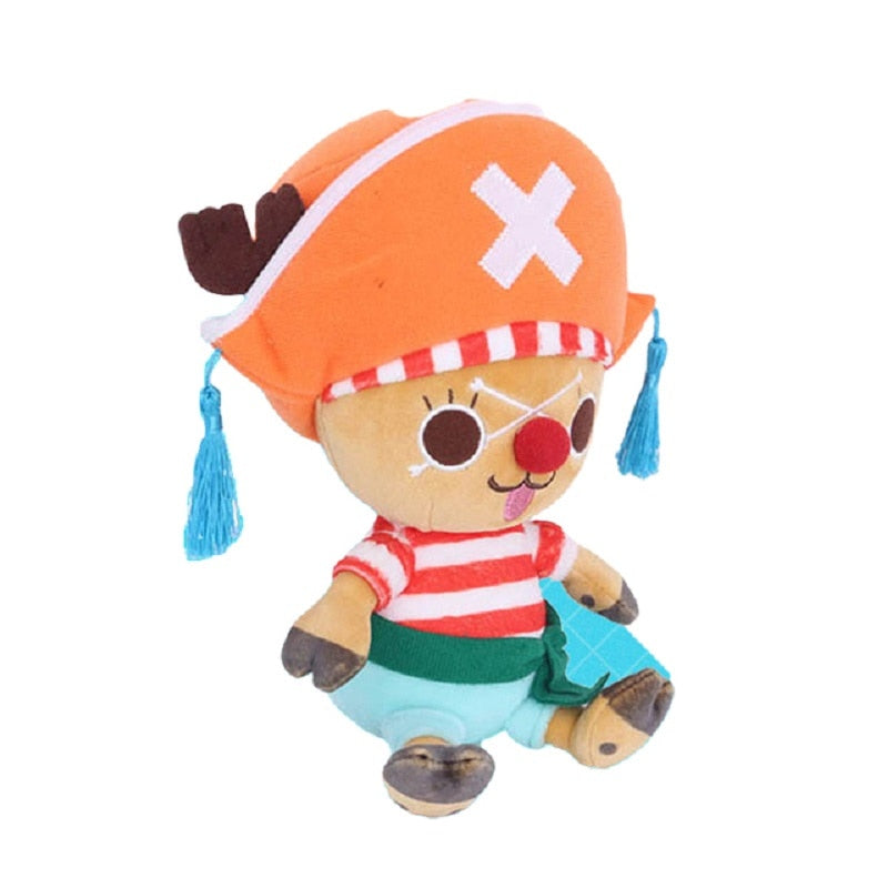 New 25cm One Piece Anime Figures Cosplay Plush Toys Zoro Luffy Chopper - ToylandEU