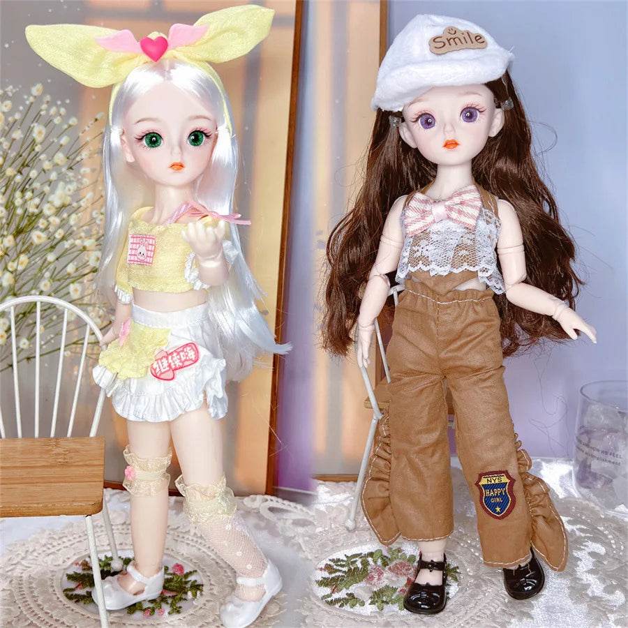 New 30cm 1/6 Girls BJD Anime Dolls with Clothes for Kids - ToylandEU