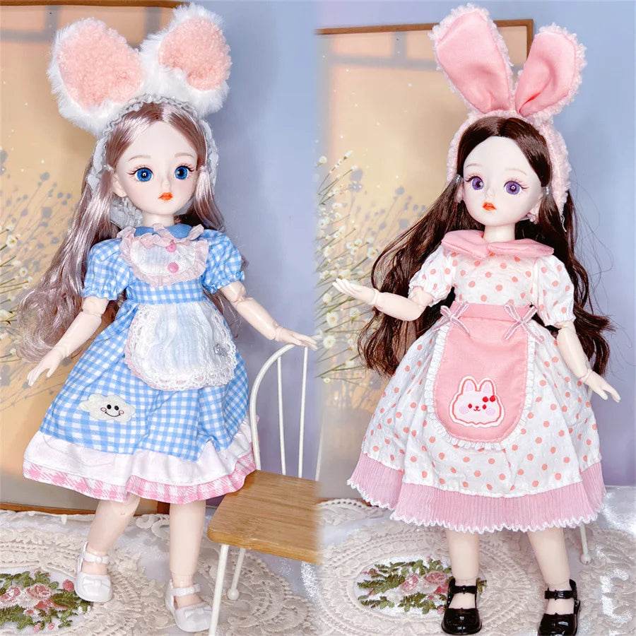 New 30cm 1/6 Girls BJD Anime Dolls with Clothes for Kids - ToylandEU