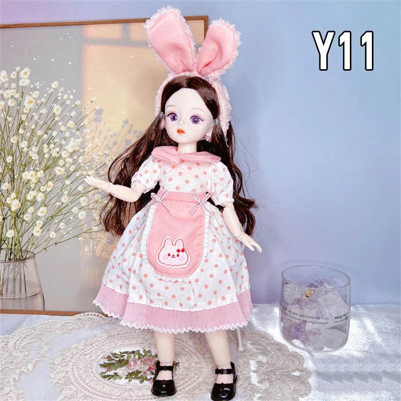 New 30cm 1/6 Girls BJD Anime Dolls with Clothes for Kids - ToylandEU