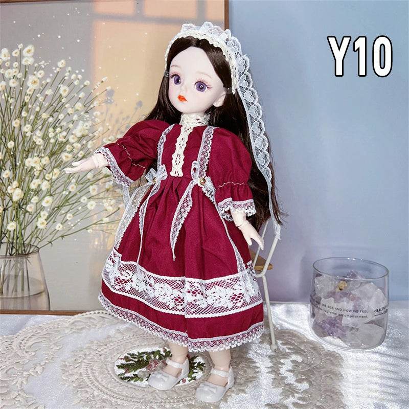 New 30cm 1/6 Girls BJD Anime Dolls with Clothes for Kids - ToylandEU
