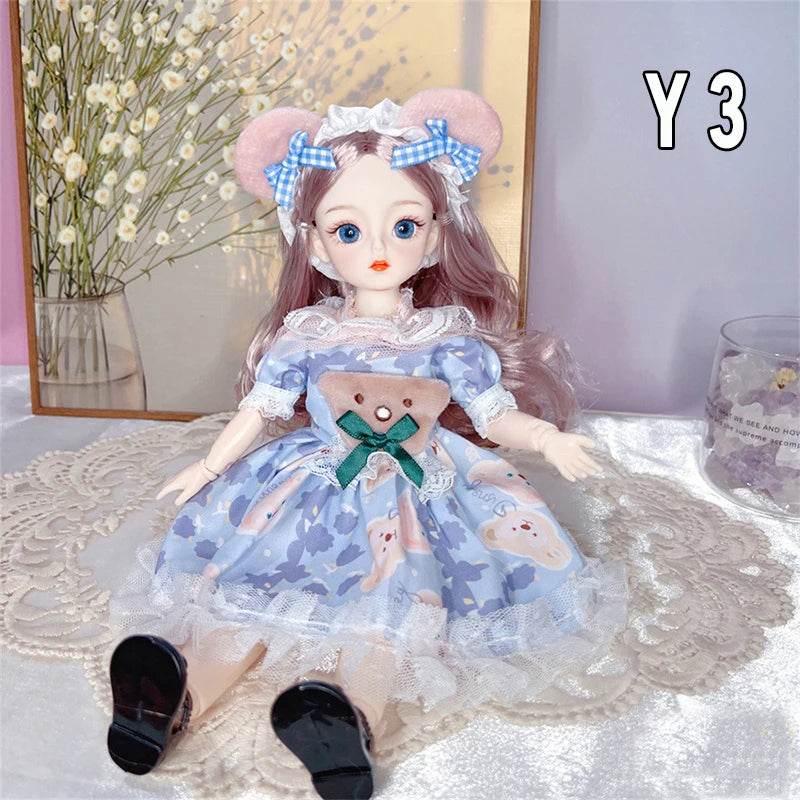 New 30cm 1/6 Girls BJD Anime Dolls with Clothes for Kids - ToylandEU