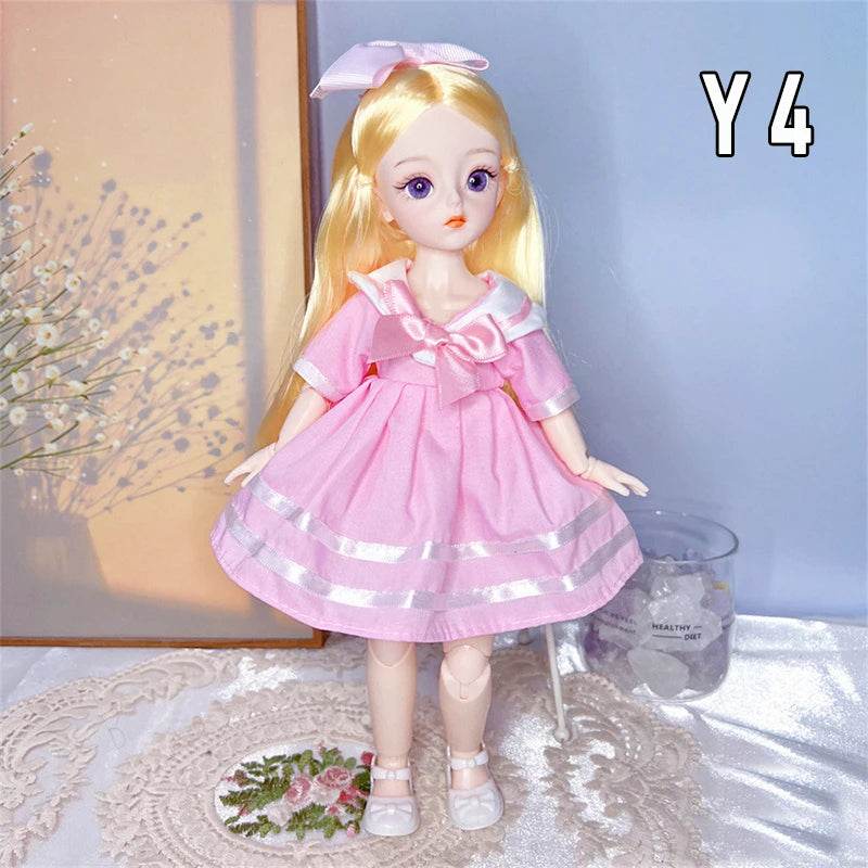 New 30cm 1/6 Girls BJD Anime Dolls with Clothes for Kids - ToylandEU