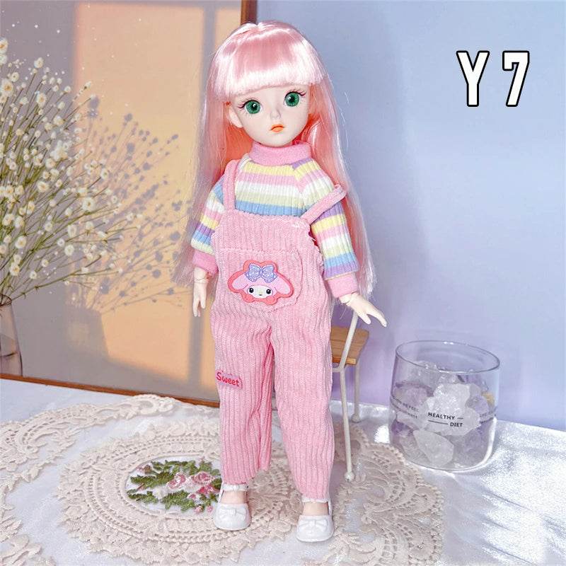 New 30cm 1/6 Girls BJD Anime Dolls with Clothes for Kids - ToylandEU
