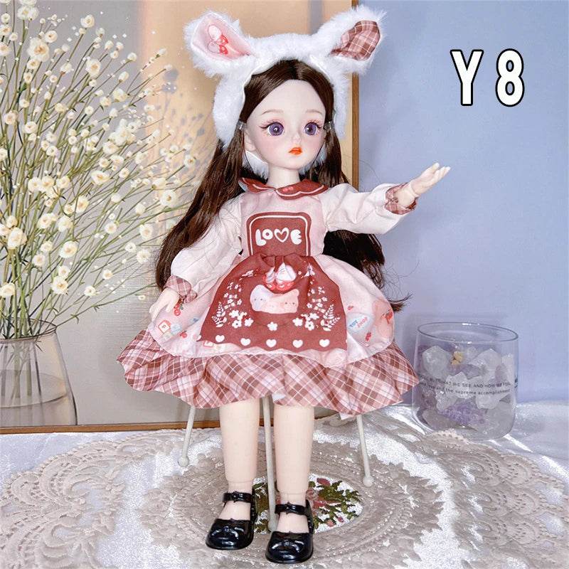 New 30cm 1/6 Girls BJD Anime Dolls with Clothes for Kids - ToylandEU