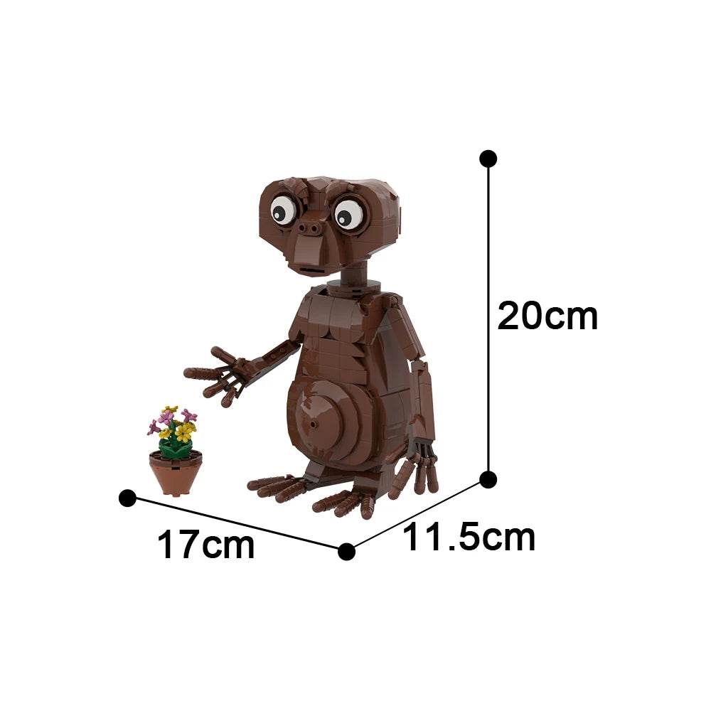 New 398PCS MOC E.T Alien Building Blocks Creative Toys Building Bricks MOC - ToylandEU