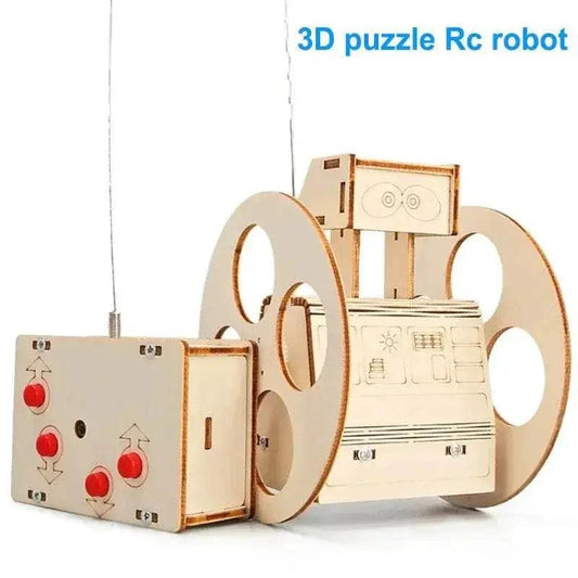  New 3D Assembly Remote Control Robot Model Children's DIY Science Experiment Toy Set Educational Kids Gift -  ToylandEU™