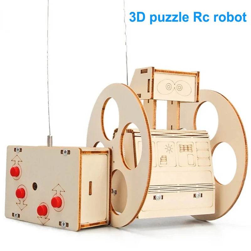 New 3D Assembly Remote Control Robot Model Children's DIY Science Experiment Toy Set Educational Kids Gift - ToylandEU